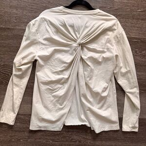 Lululemon Athletica Cream Long Sleeve Top